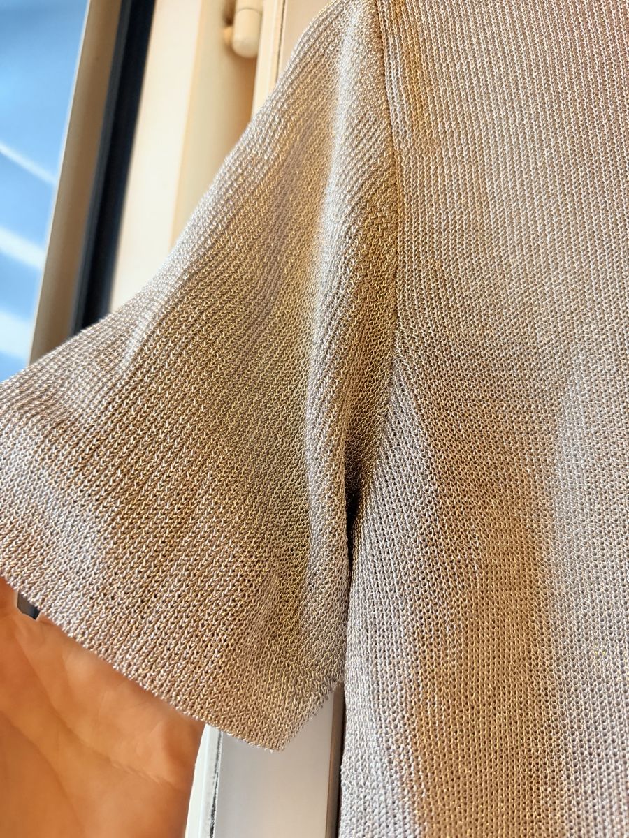H&M Top: Silver Knit Top – Nuovo (secondo la descrizione) da Zürich venduto da BettinaMarie2308 2
