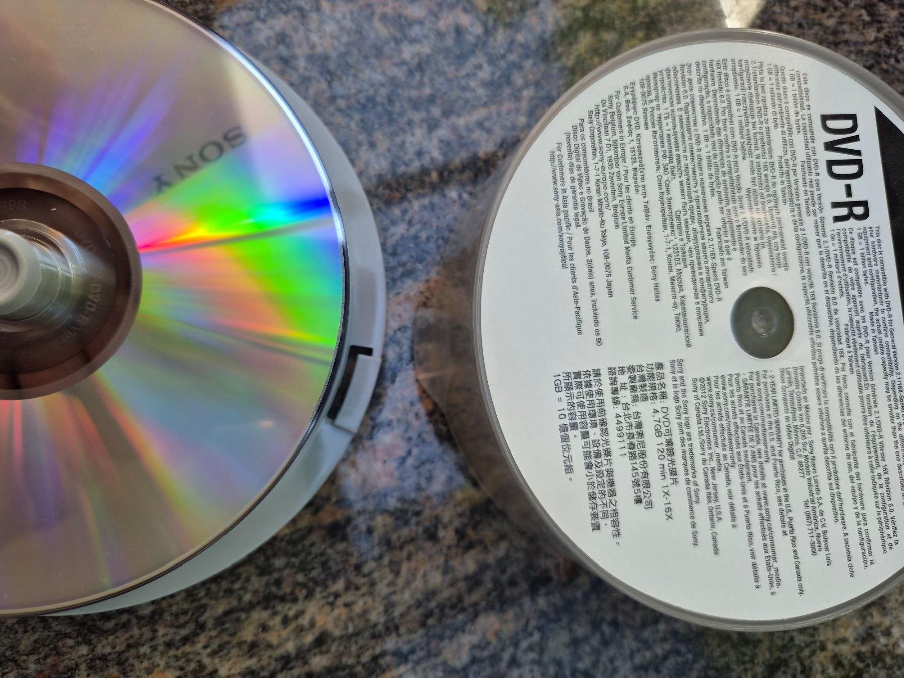 CD & DVD-Rohlinge: CD Rohlinge/DVD - R Rohling – Neu (gemäss Beschreibung) aus Flaach von shora 4