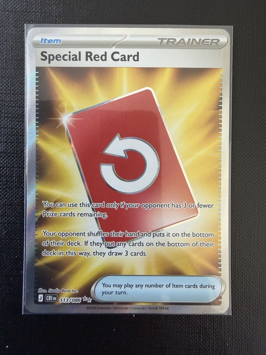 Pokémon Carte collezionabili: Special Red Card #113 CRI EN – Nuovo (secondo la descrizione) da Savigny venduto da Matgab94