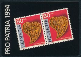1994 - Pro Patria - Markenheftchen - Ersttag ET