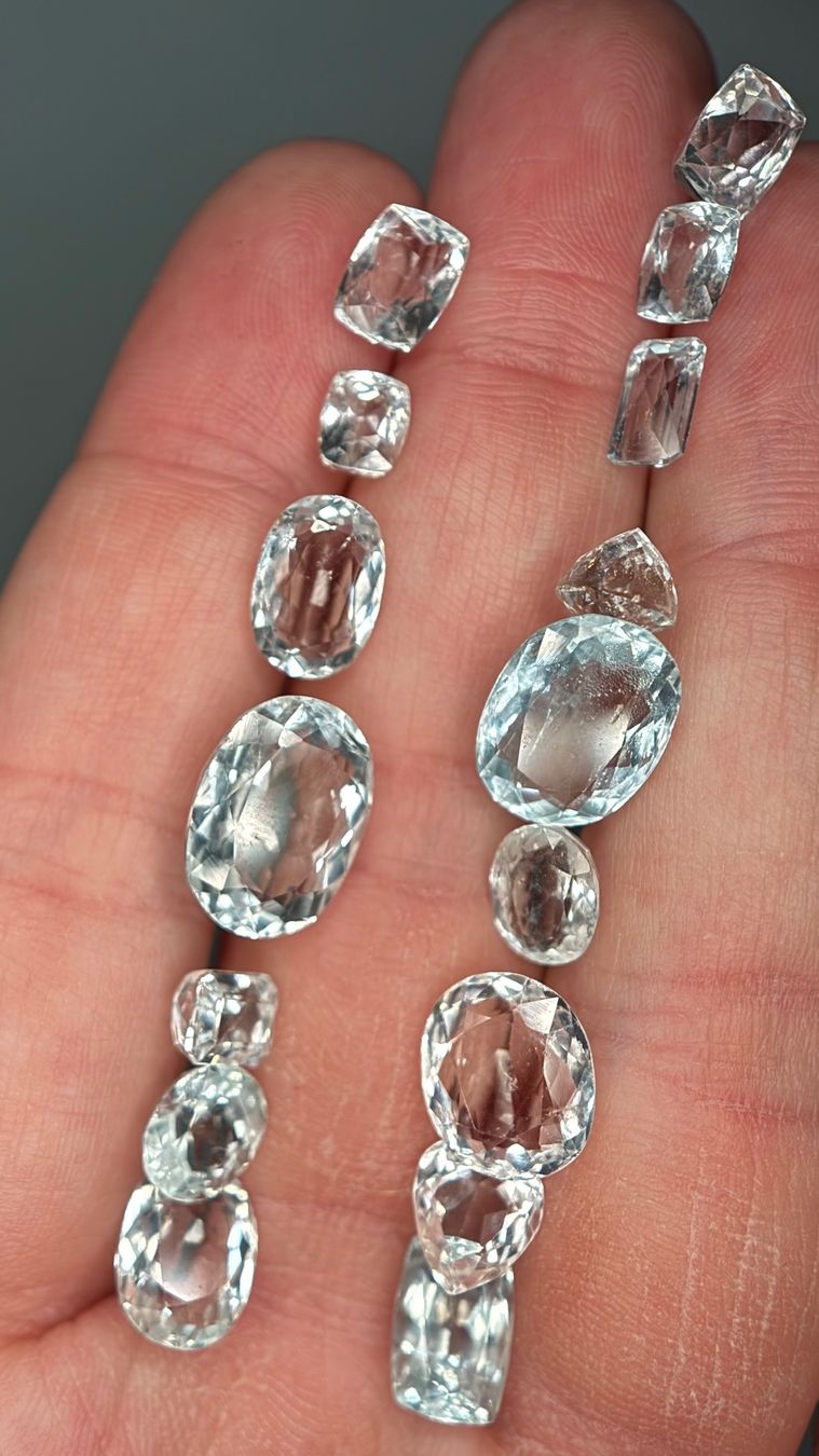 Edelsteine: 39.9 ct Aquamarin LOT - wunderschöne Edelsteine – Neu (gemäss Beschreibung) aus Mauren von LieGems
