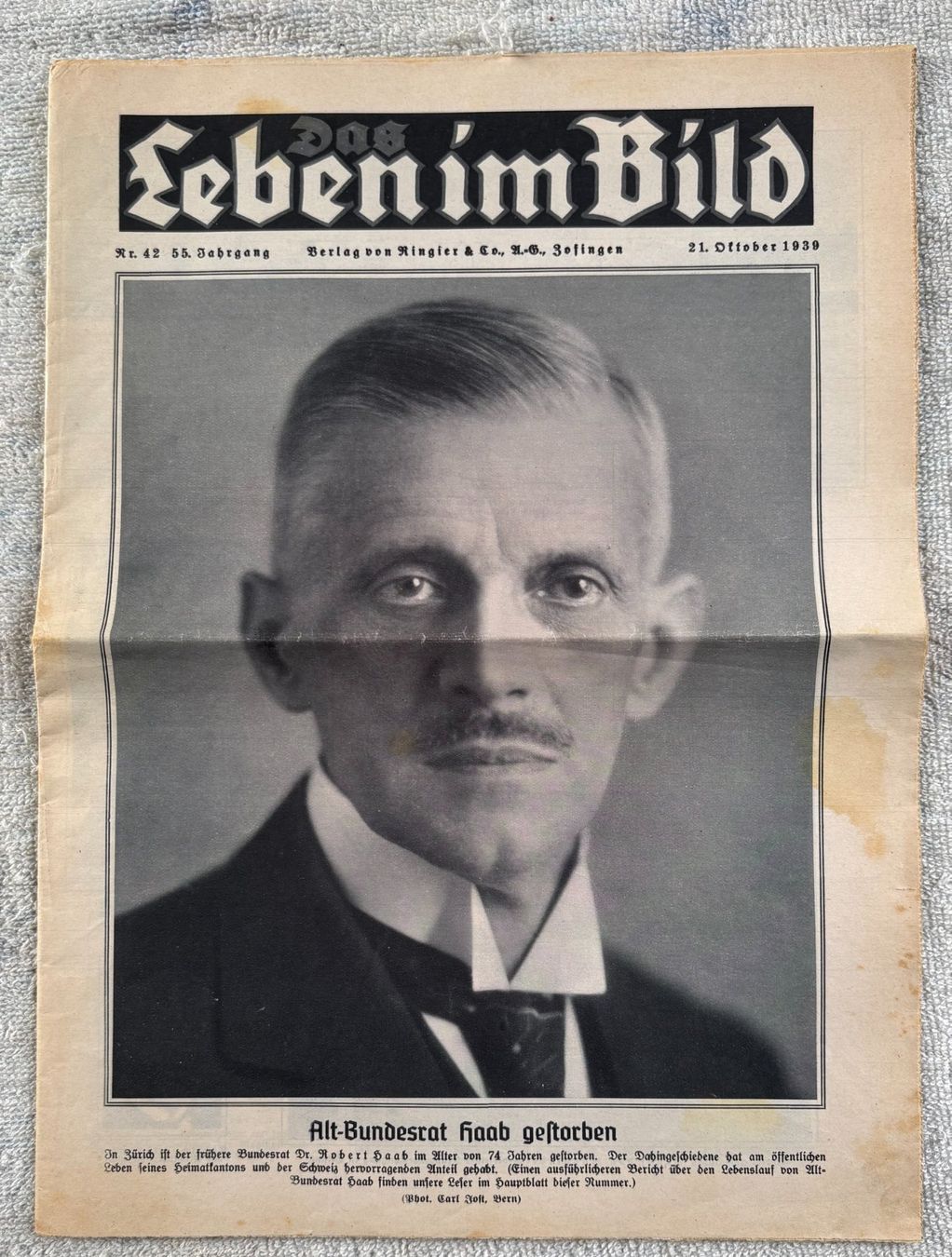 Zeitschriften & Magazine: DAS LEBEN IM BILD 21. OKTOBER 1939 – Gebraucht aus Ostermundigen von wini63