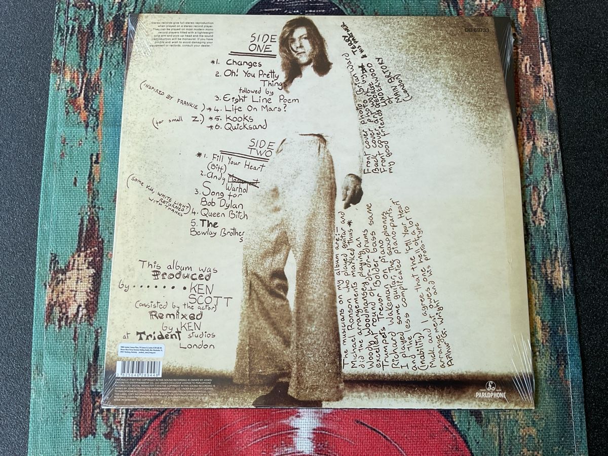 Schallplatten: David Bowie Hunky Dory Vinyl LP OVP – Neu und originalverpackt aus Steinach von Quarkie 1