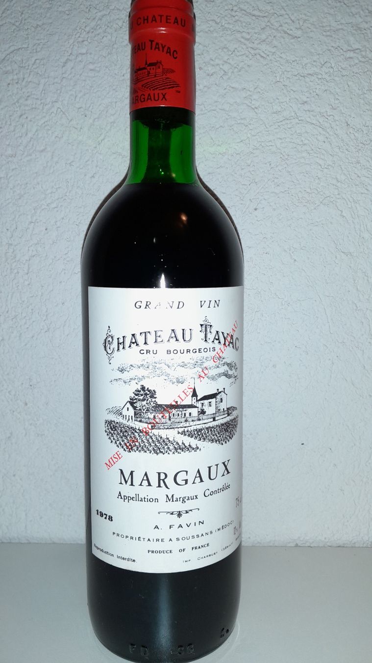 Vino: 1978 Château TAYAC Margaux 1978 – Nuovo (secondo la descrizione) da Venthône venduto da achos