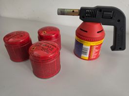 Rothenberger Industrial Gaslötgerät + 3 Gaskartuschen C200