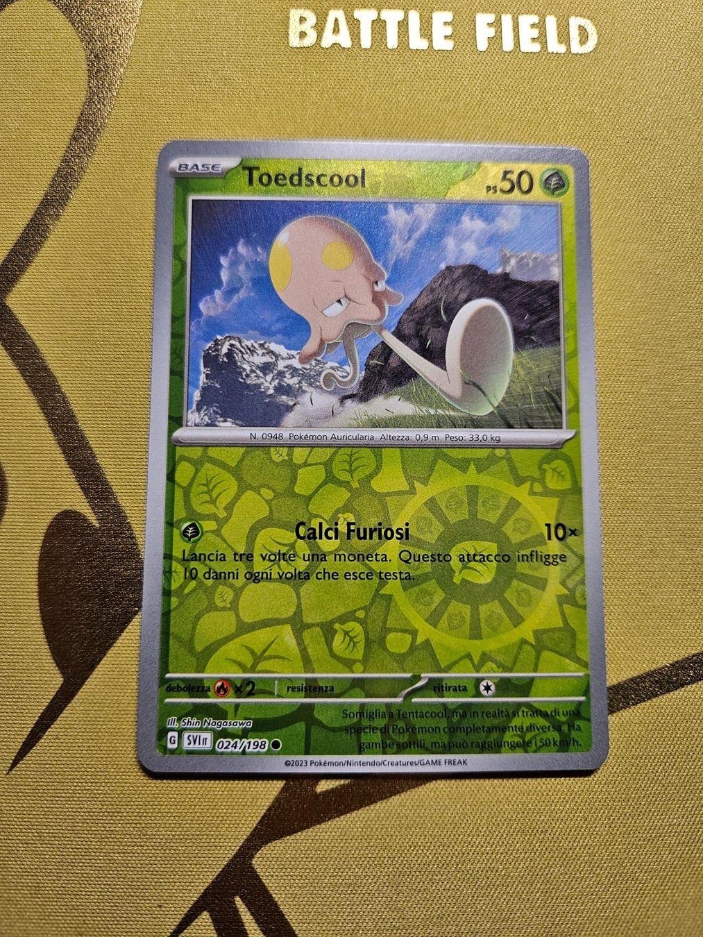 Pokémon Carte collezionabili: Scarlet & Violet - Toedscool – Usato da Bellinzona venduto da Pokemarco