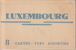 Luxemburg Leporello 8 Karten ca. 1940