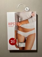 Hipster, Migros, Grösse L (2 Stück). Farbe Weiss