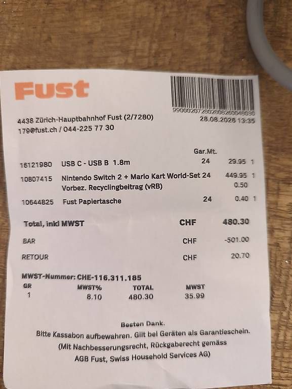 Console: Nintendo Switch 2 Pro Mario Kart World set – Nuovo e nell'imballaggio originale da Thalwil venduto da Natascha_ 2