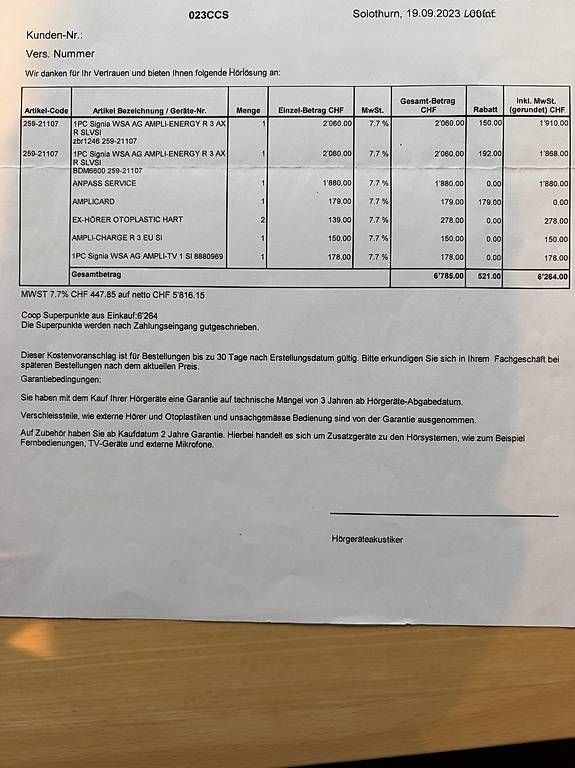 Medizinische Geräte: Hörgeräte Amplifon – Gebraucht aus Rotkreuz von cdm_pzc6 1