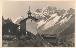 Eisten Lötschental (VS) Sattelhorn und Schienhorn