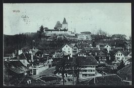 AK Worb, Teilansicht, 1920