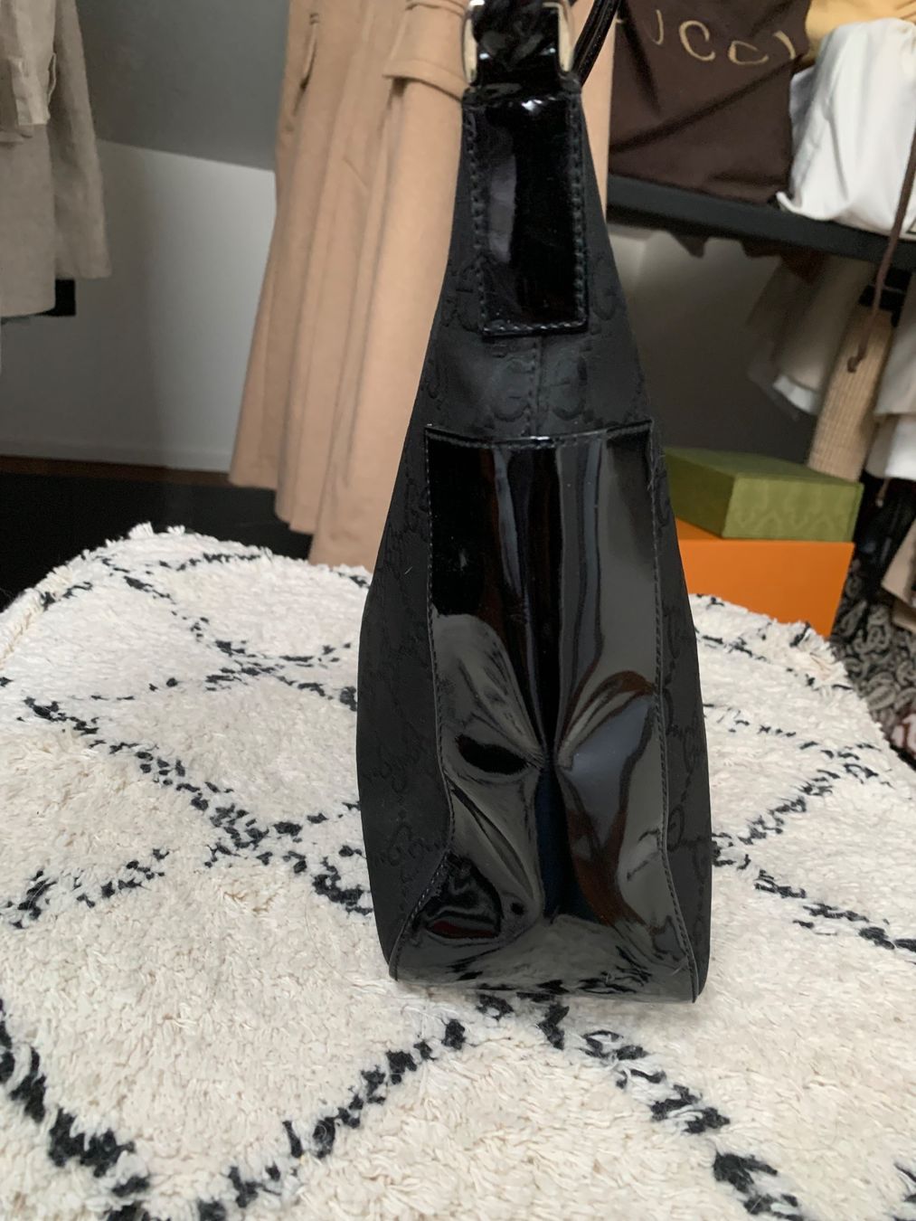 Gucci Borse da donna: Borsa Gucci nera tela e vernice – Usato da Gorduno venduto da nic_8jd2 2