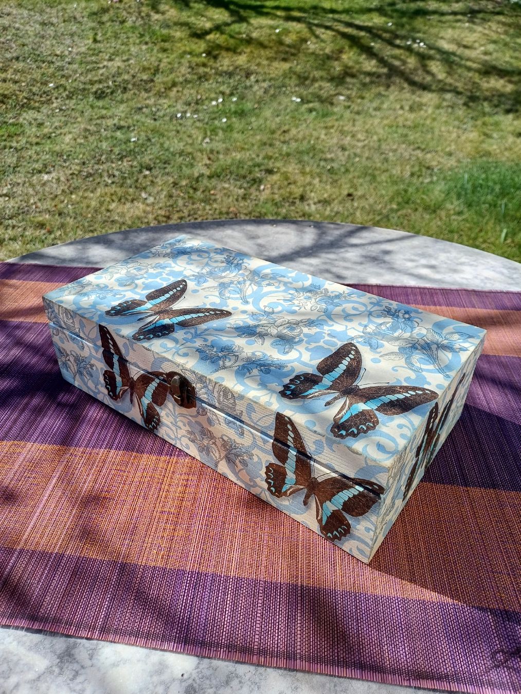 Portagioie: Schmuckkästchen Holzbox – Nuovo (secondo la descrizione) da Domat-ems venduto da Gr8wood 1