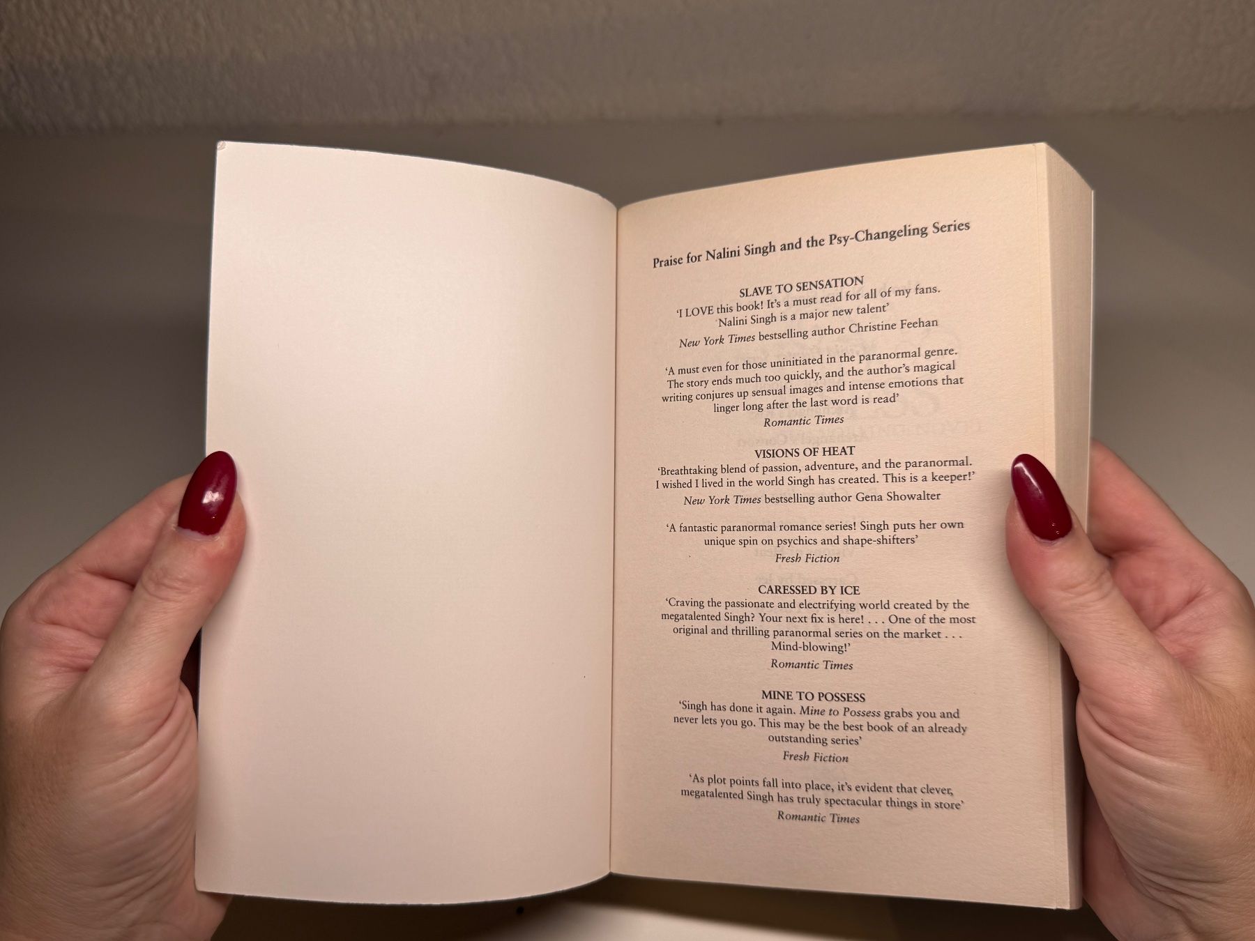Bücher: NOVEL: Nalini Singh, Mine to Possess – Gebraucht aus Grosswangen von English_books 2