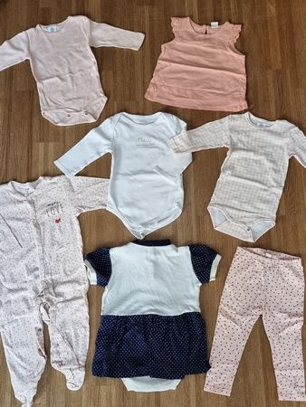 Set für Mädchen, Gr. 74, H&M, Sonetta, Kiabi - 022