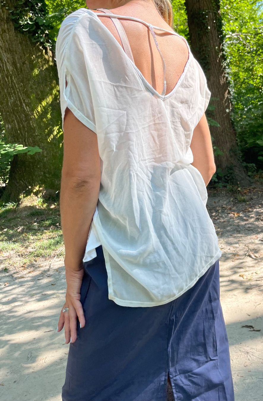 Camicette: Blusa con decorazioni pietre – Nuovo (secondo la descrizione) da Gordevio venduto da LanaZimm 4