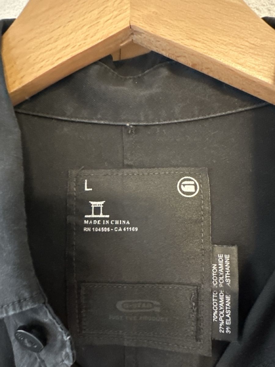 G-Star Camicie: G-Star Schwarzes Herrenhemd Grösse L – Usato da Duggingen venduto da MitchJ86 1