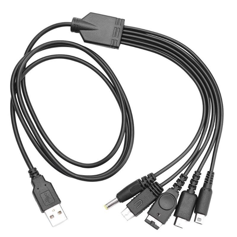 Kabel: Câble 5 en 1 USB vers SP / 3DS / DSi / PSP / Wii U – Neu und originalverpackt aus Renens VD von Accessoryworldch