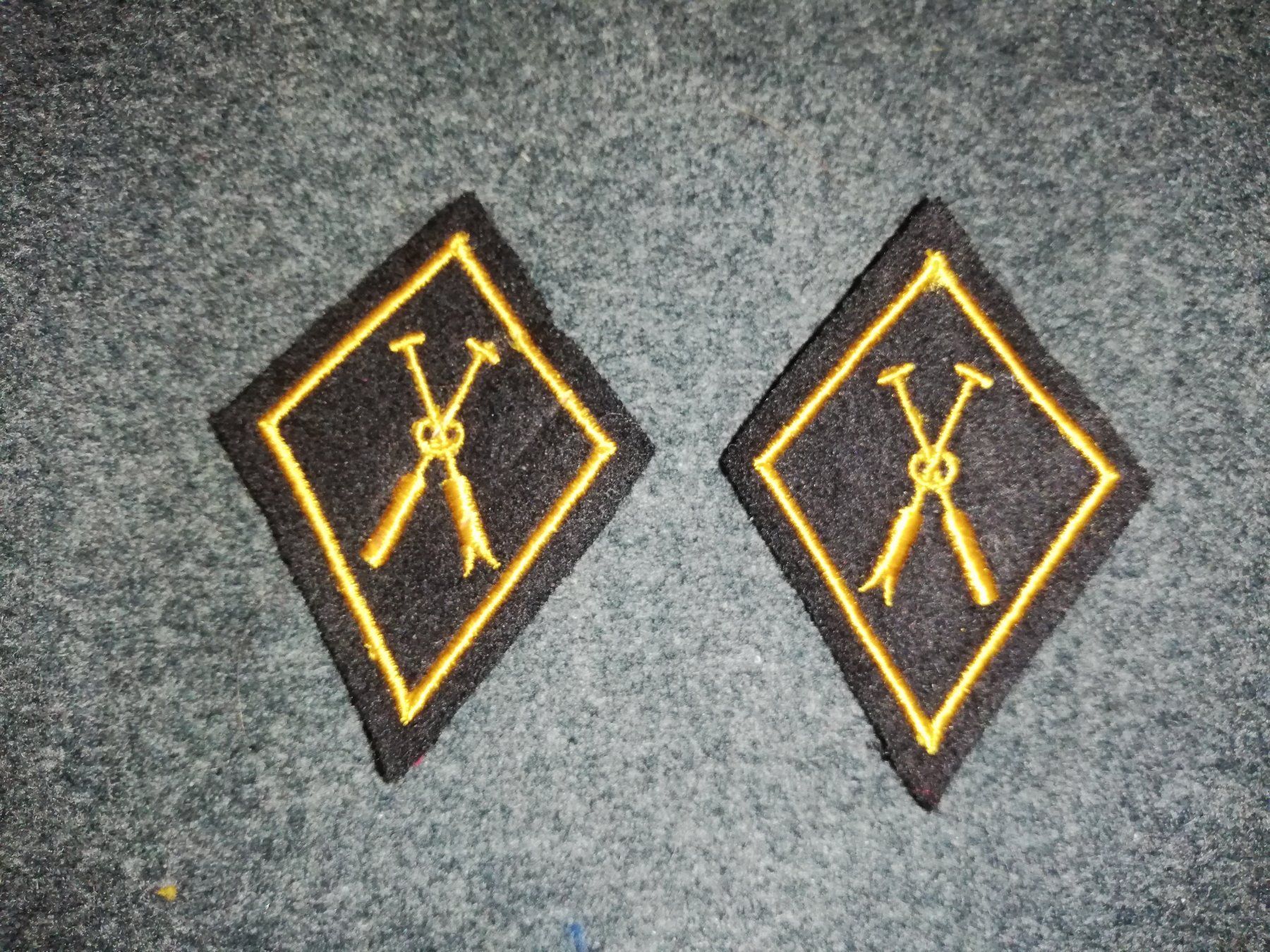 Schweizer Armee Placchette & Badge: Insignes de col Armée Suisse – Usato da Romanel-sur-Lausanne venduto da A559JBB