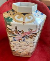 Wunderschöne chinesische Vase mit Jagdmotiv✨33cm✨Top Zustand