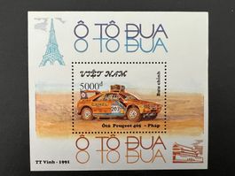 VIETNAM 1991 Rally Cars CTO SG 1598 More   ** Luxus  (C422)