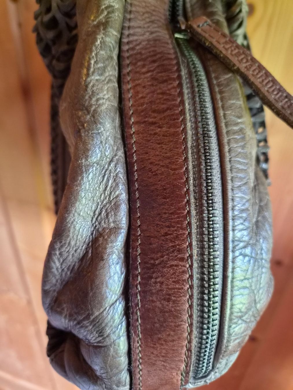 FredsBruder Borse da donna: Fredsbruder Handtasche Leder braun – Usato da Wattwil venduto da tannenmeise73 4