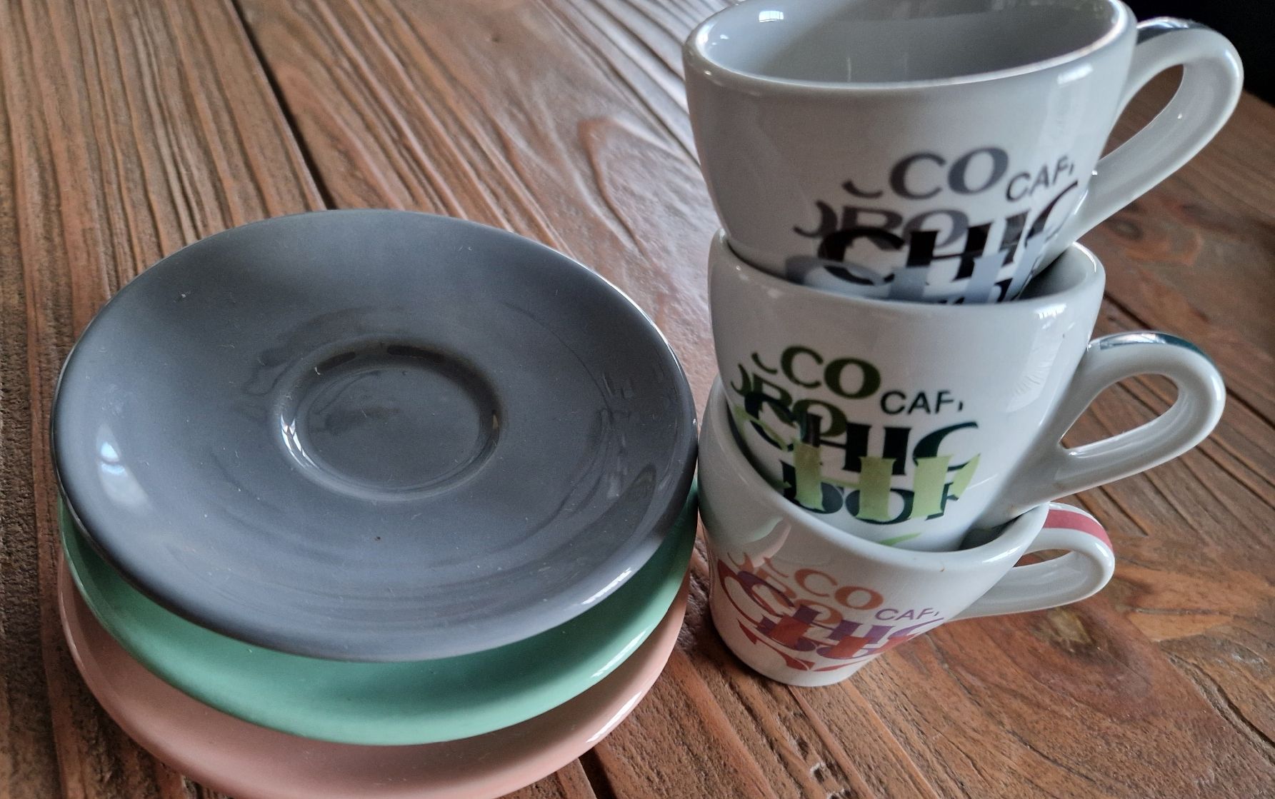 Geschirrsets: Espressotassen mit Tellerli CHICCO DORO,  3 Stück – Gebraucht aus Rickenbach LU von esmarti 1