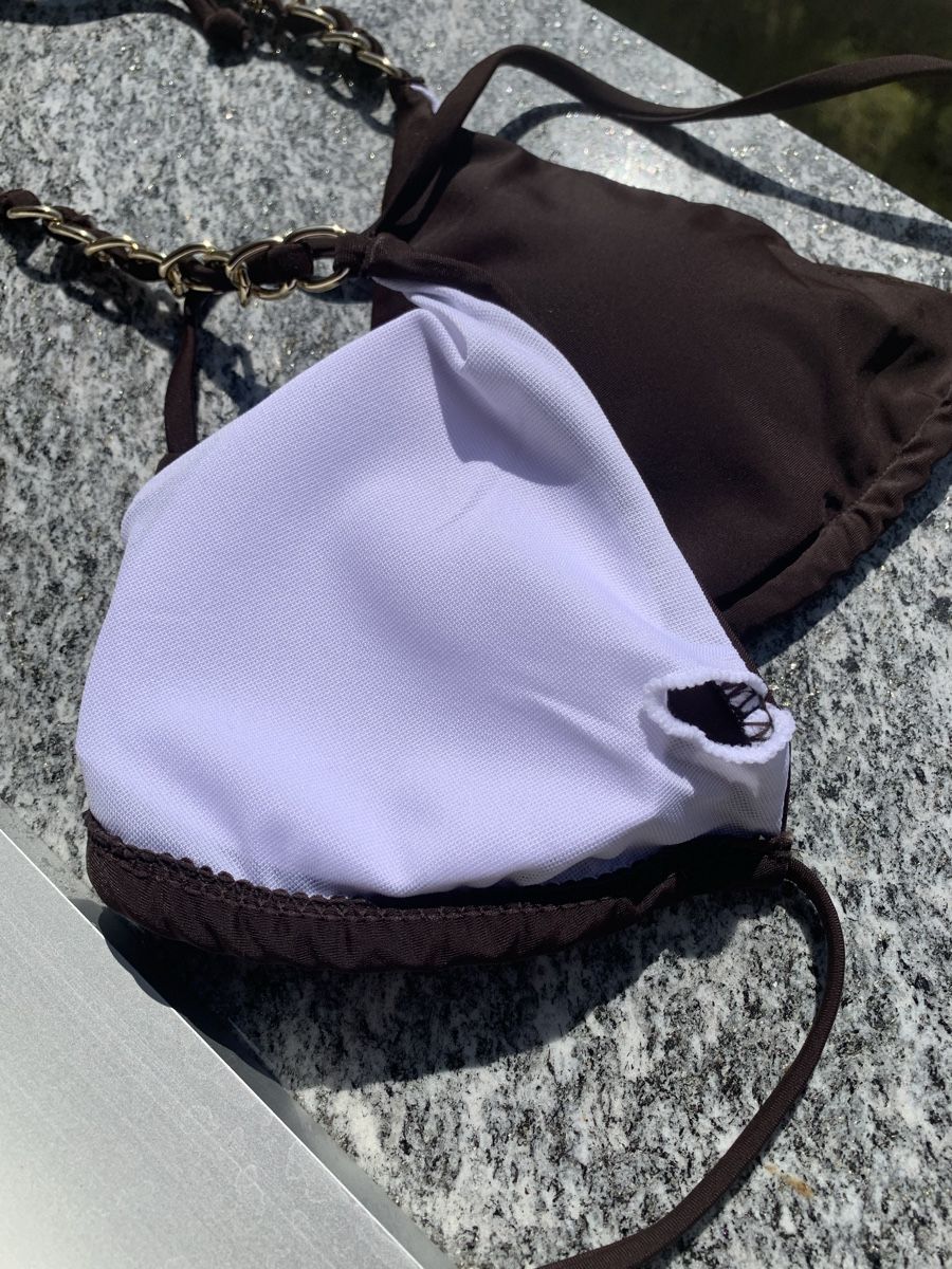 Costumi da bagno & Bikini: Bikini brun foncé – Nuovo (secondo la descrizione) da Vétroz venduto da oce_ctz 1