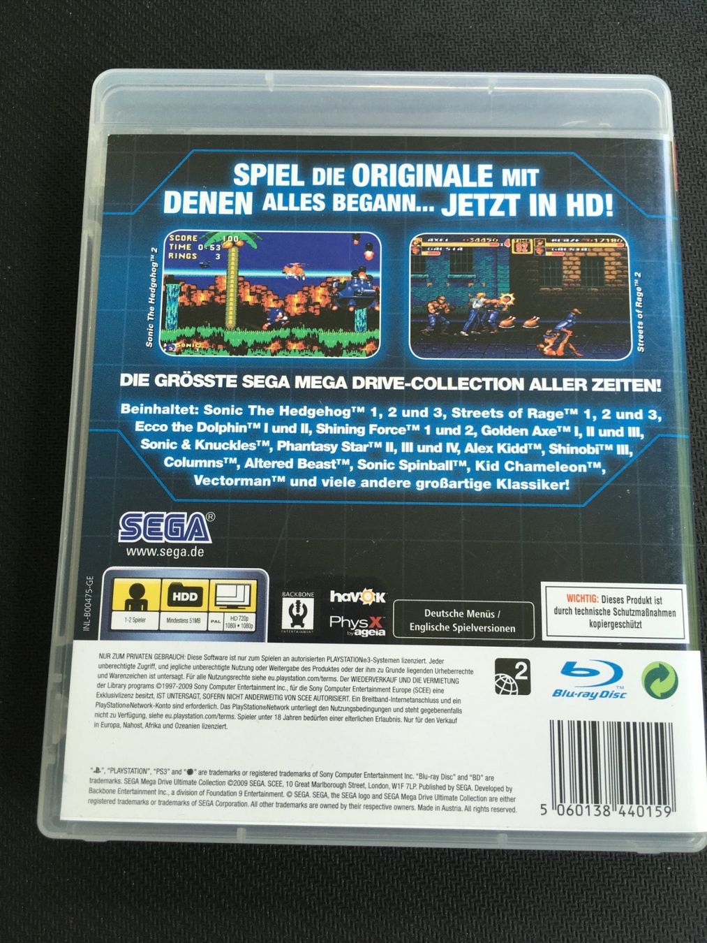 Sony Giochi: Sega Mega Drive Ultimate Collection - Playstation 3 / PS3 – Usato da St.Gallen venduto da sjosjo 1