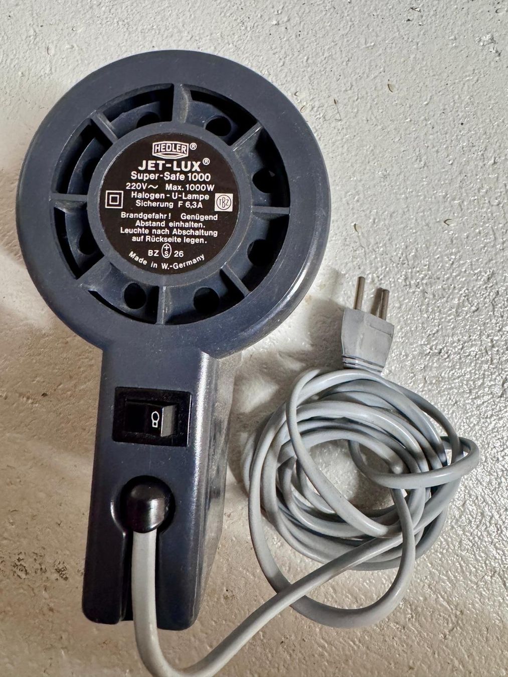 Lampen: Hedler Jet-Lux 1000 W Halogen Lampe – Gebraucht aus Winterthur von DonKoko