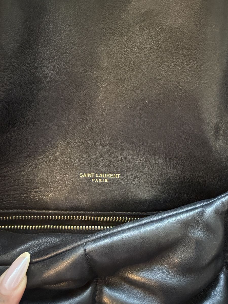 Saint Laurent Borse da donna: Saint Laurent Loulou Puffer Medium Black Leather – Nuovo (secondo la descrizione) da Effretikon venduto da MaisonNade 3