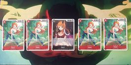 Carte One Piece Nami Character Set 5 pezzi
