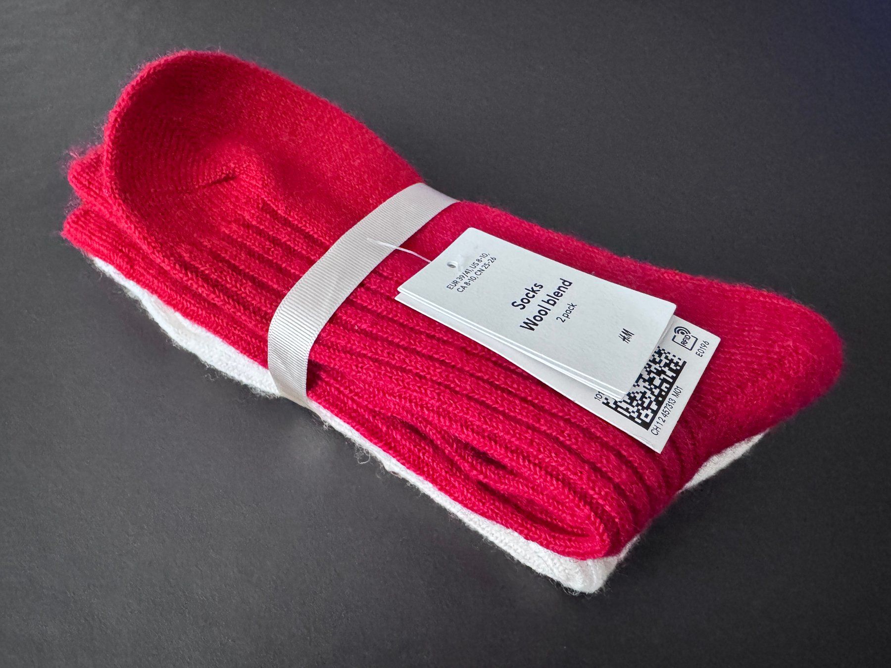Socken: Neu** H&M Wollsocken Gr. 39 - 41, 2er-Pack – Neu und originalverpackt aus Zollikon von Krenapf 2