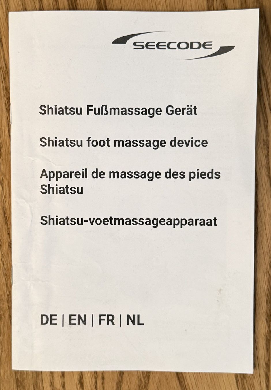 Dispositivi per massaggi: Fuß-Reflexzonen-Massagegerät von Seecode "NEU" – Nuovo e nell'imballaggio originale da Brütten venduto da Brummer 1