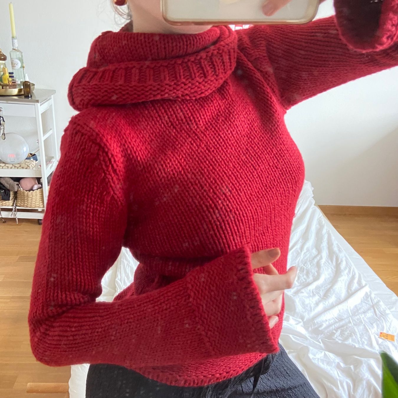 Maglioni & Felpe: Strickpullover mit Kragen rot Damen gebraucht Zustand – Usato da Spiegel b. Bern venduto da pre1ovedthreads 3
