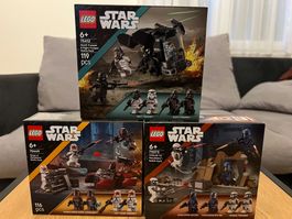 LEGO Star Wars 3er Set ungeöffnet neu OVP