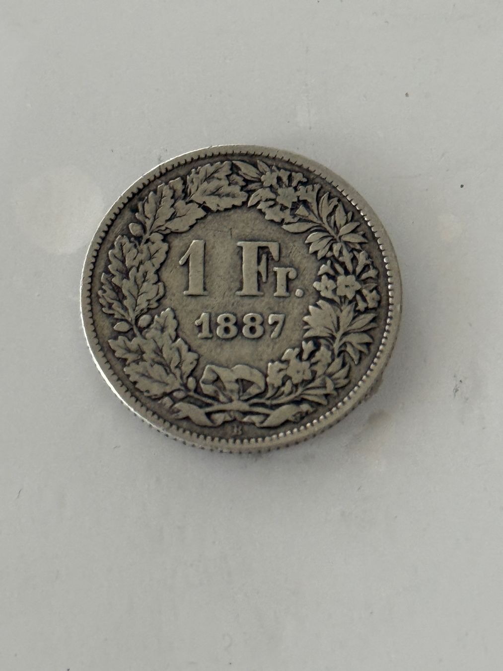 Tutti le monete: 1 Franken 1887  Rar – Usato da Wallisellen venduto da SWISS_SILVER1