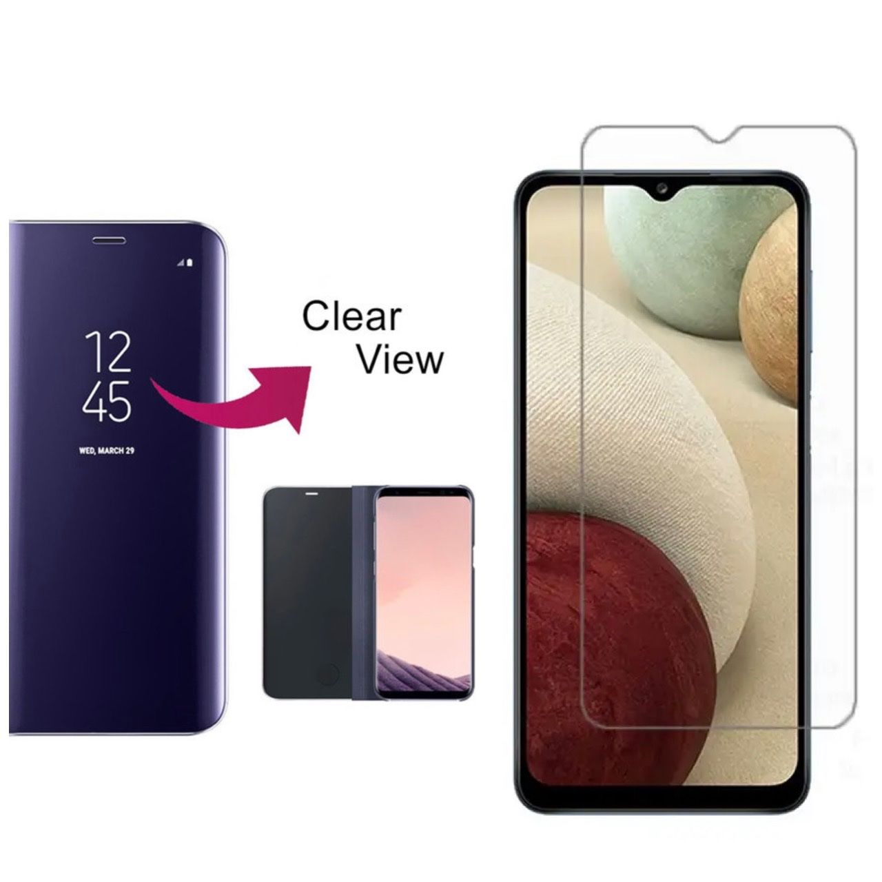 Huawei Cover & Protezioni schermo: Huawei p30 clear view Flip cover mit panzerglas – Nuovo e nell'imballaggio originale da Luzern venduto da Waince786