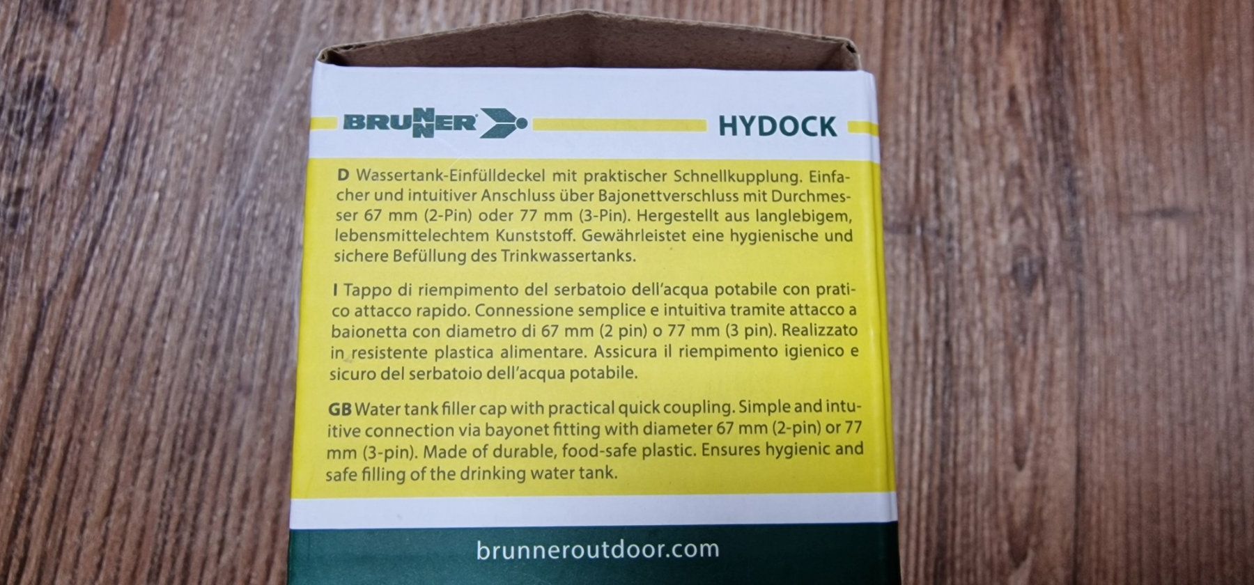 Véhicules de camping: Hydock Wassertank Einfülldeckel – D'occasion à Schiers par rom_ch7g 1