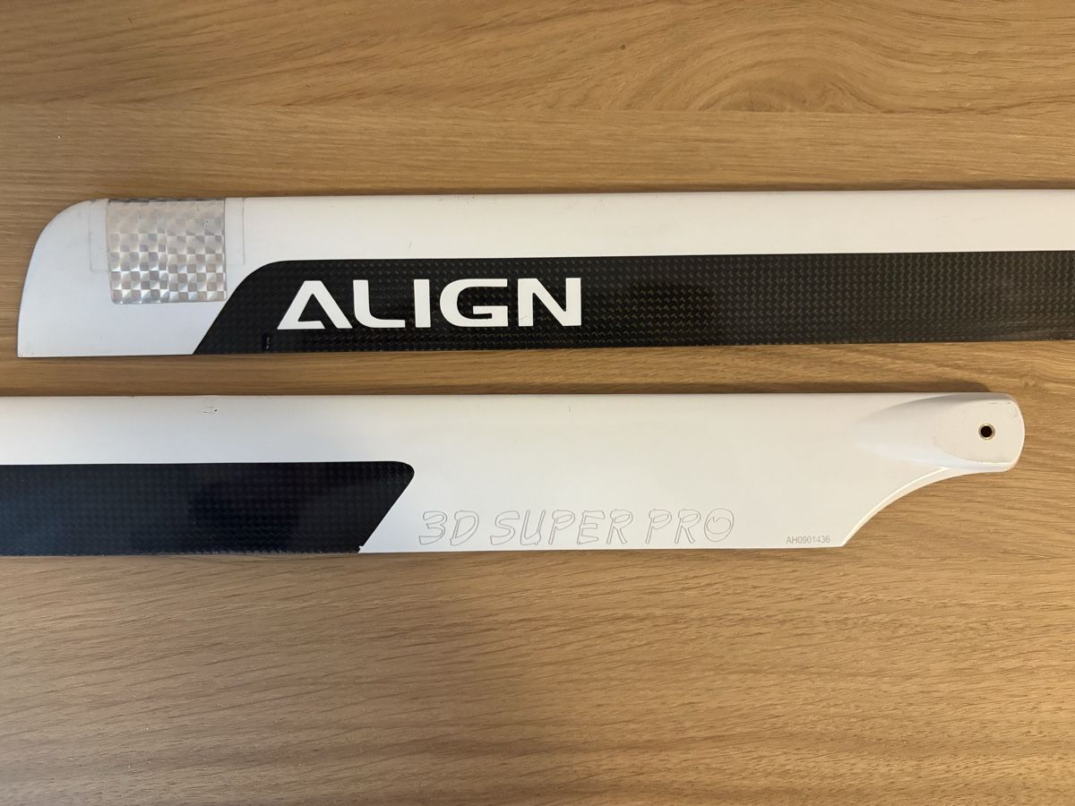 Align RC Modellbau: Hauptrotorblätter Align 600 3D super pro – Gebraucht aus Wahlendorf von eki_n66w