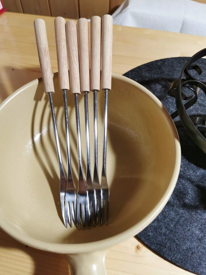 Padelle: Fondue-Setd (NICHT induktionsgeeignet) – Usato da Sirnach venduto da windrad65 3