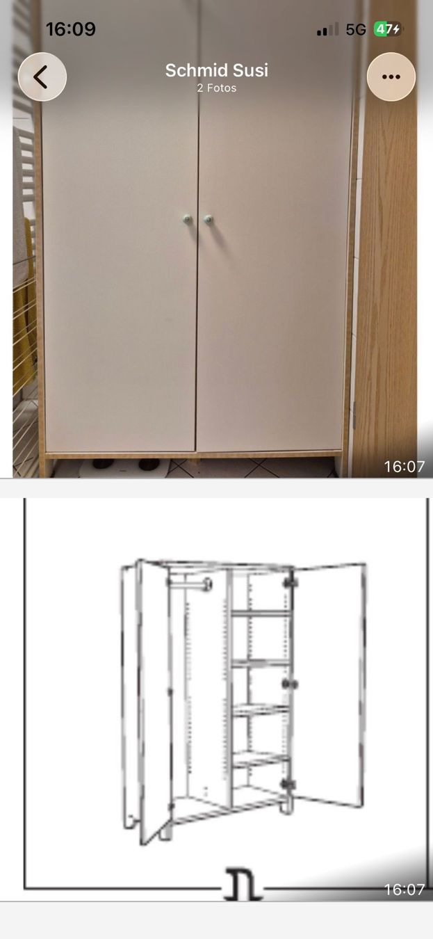 Ikea Armoires: Schrank ROBIN IKEA weiss – Neuf avec emballage d'origine à Ehrendingen par susi13