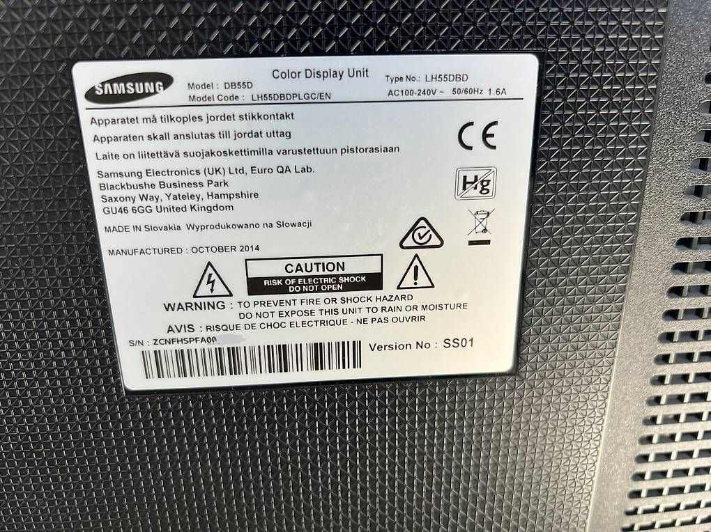 Samsung Appareils TV: TV Samsung 55 pouces – D'occasion à Monts-de-Corsier par gta_7kkn 2