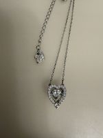 Swarovski Halskette Herzanhänger Glitzernd Elegant ✨💎✨
