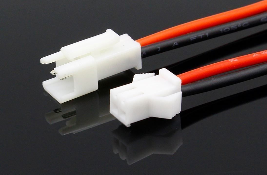 Tutti pezzi di ricambio auto: JST SM 2PIN Stecker/Buchse mit Kabel SET – Nuovo (secondo la descrizione) da Wohlen AG venduto da Rianxo