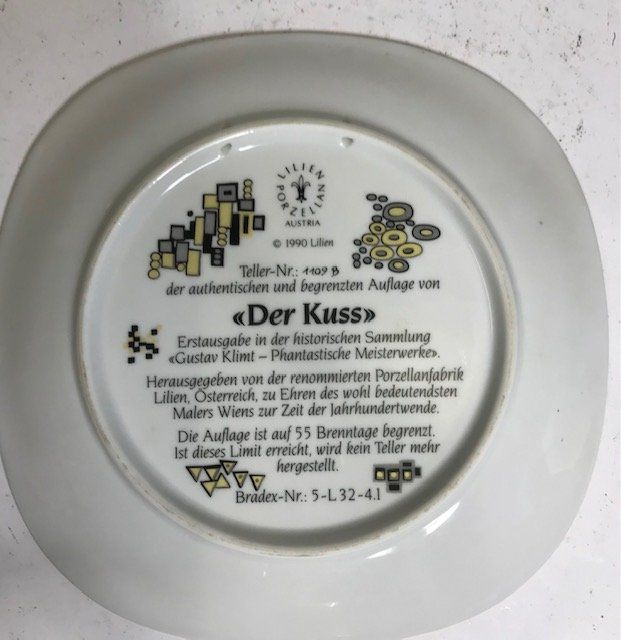 Piatti: Sammelteller Gustav Klimt "der Kuss" – Usato da Zürich venduto da gigimai67 2
