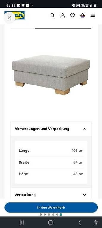 Sofas: IKEA Sörvallen 2er Sofa, mit Hocker, beige – Gebraucht aus Zuchwil von B0untyhunter 4