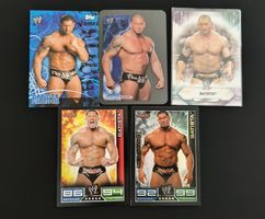 5x Topps WWE Batista Cards Rar