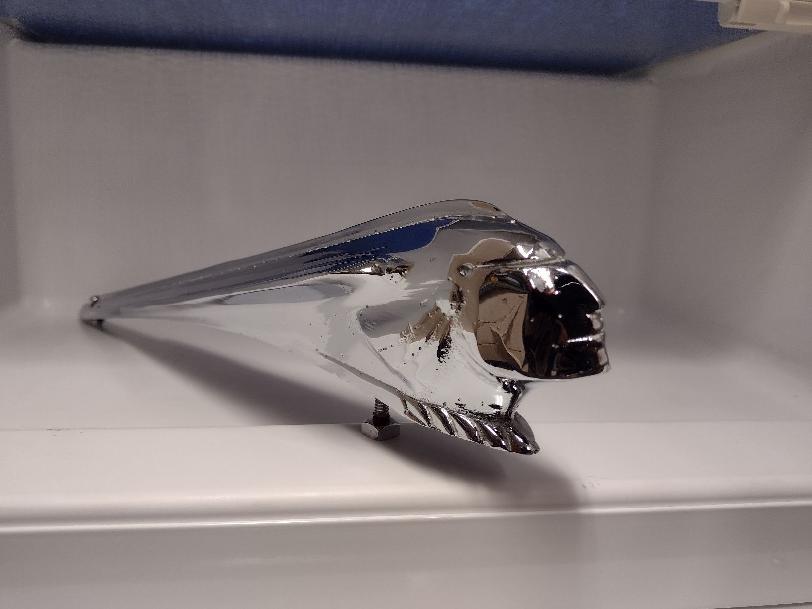 Statuette: Indianerkopf Kühlerfigur – Usato da Wolfhalden venduto da stingerl88